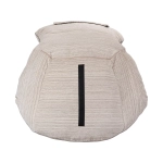 Кресло Bradex Home HUG серый в полоску, экокожа, шенилл