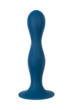 Фаллоимитатор Satisfyer Double Ball-R, силикон, синий, 18 см
