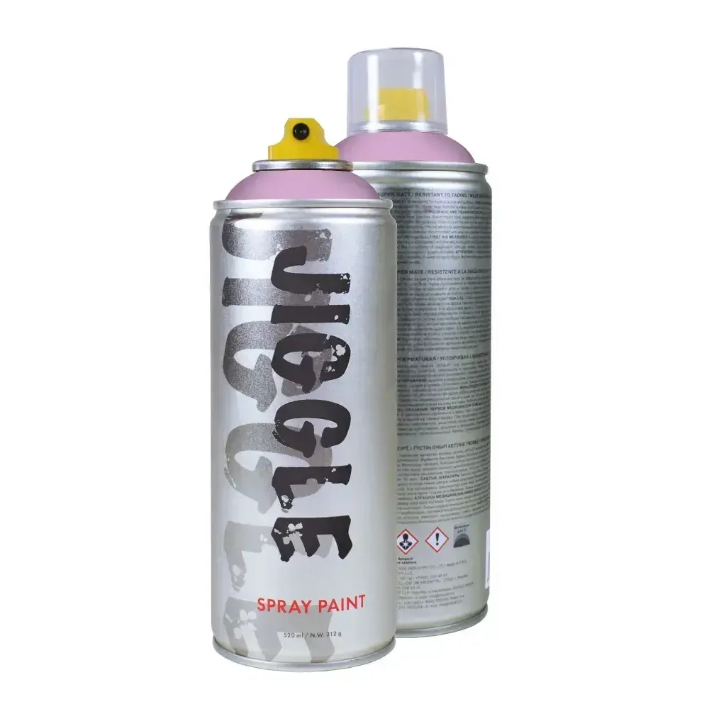 Аэрозольная краска для граффити в баллончике JIGGLE PRO суперматовая, 520 мл, LAVENDER / Лаванда
