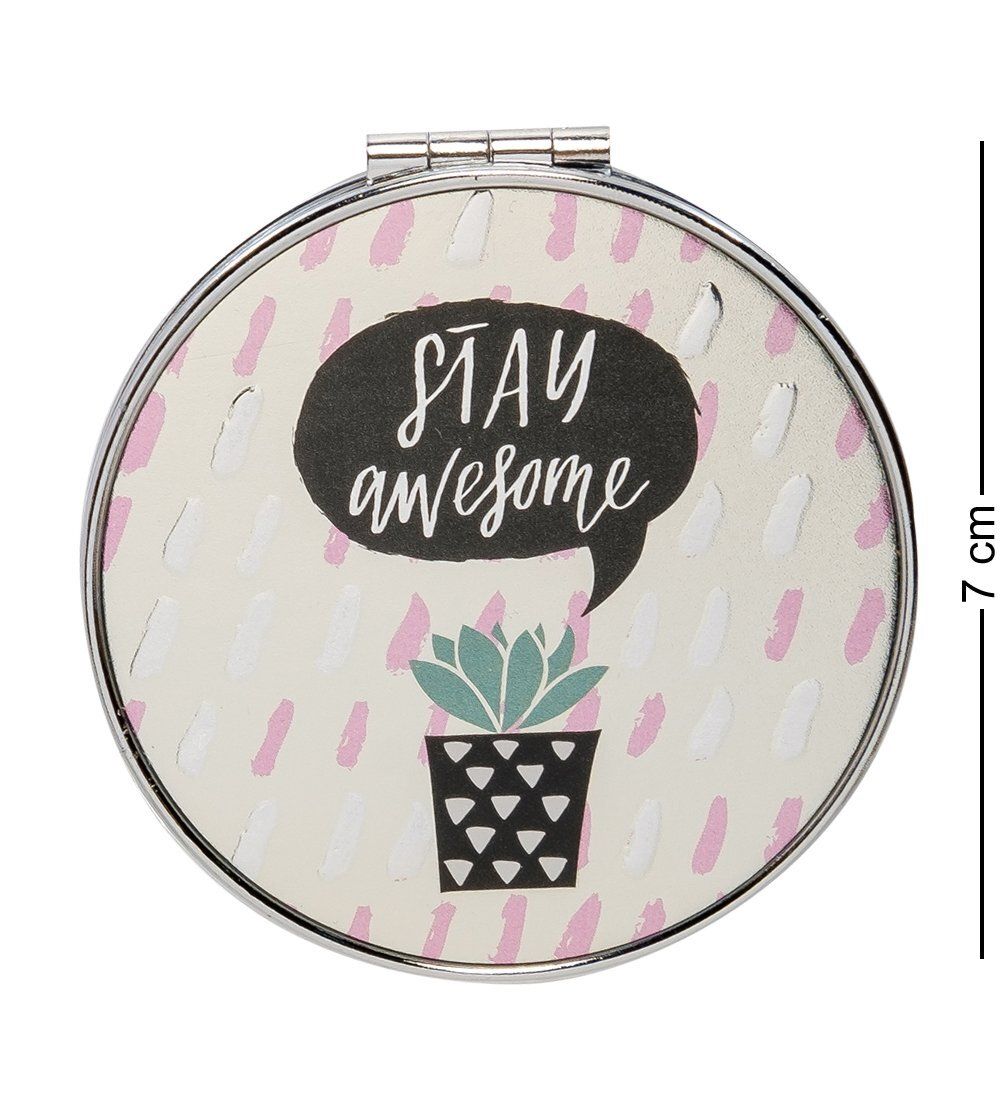 WW-125/3 Зеркало метал круглое «Мелокактус»