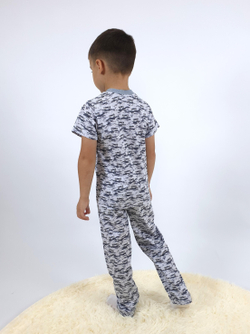 8-71-5 Пижама для мальчика (фуфайка и брюки)