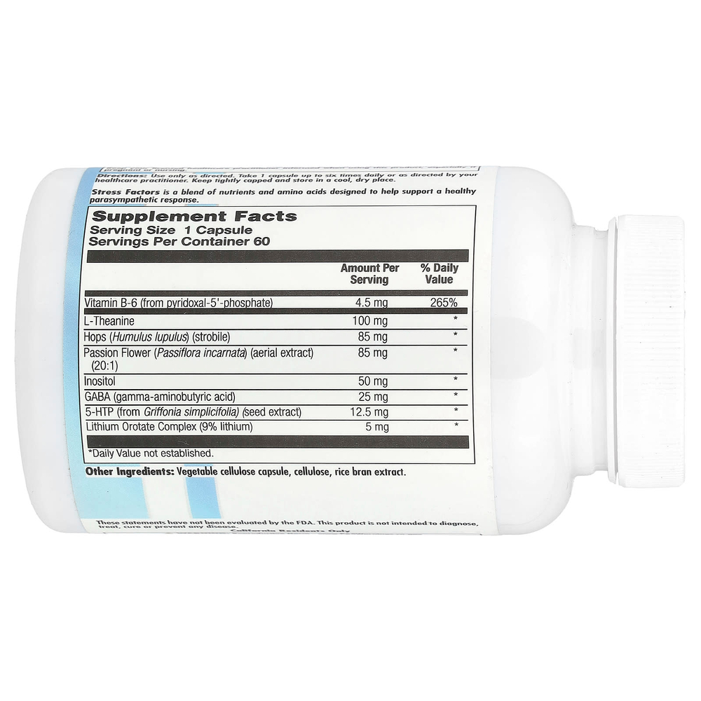 Nutra BioGenesis, Stress Factors`` 60 капсул