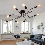 Ceiling design lamp Spider  (6 lampshades)