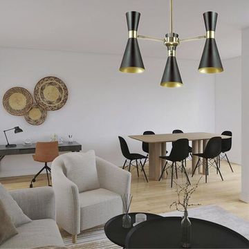 3662/3C MODERNI LN18 180 античная бронза/матовый черный Люстра потолочная E14 3*60W 220V QUINN