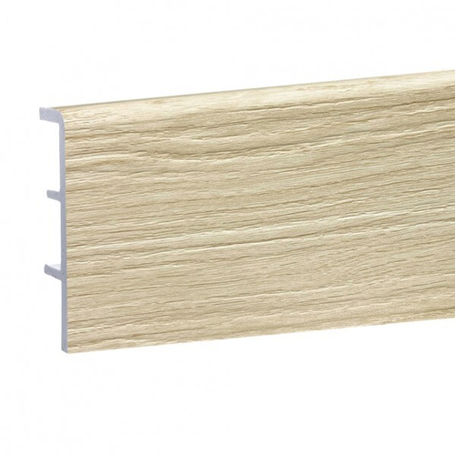 Плинтус дюрополимерный Rico Concept Ясень беленый 80024 80х20х2200 мм