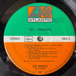 Винтажная виниловая пластинка LP Yes Yessongs (Германия 1973) Close To The Edge