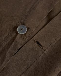 ZARA HOME ОДНОТОННЫЙ ПОДОДЕЯЛЬНИК (200 НИТЕЙ), КОРИЧНЕВЫЙ