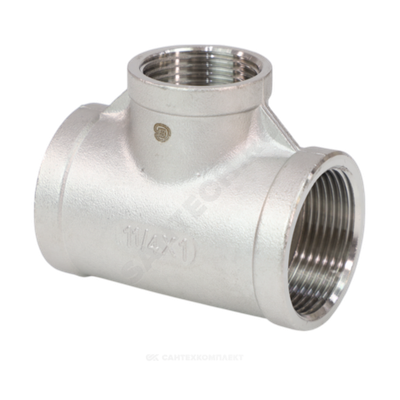 Тройник переходной сталь нерж Ду 15х10 ВР Benarmo