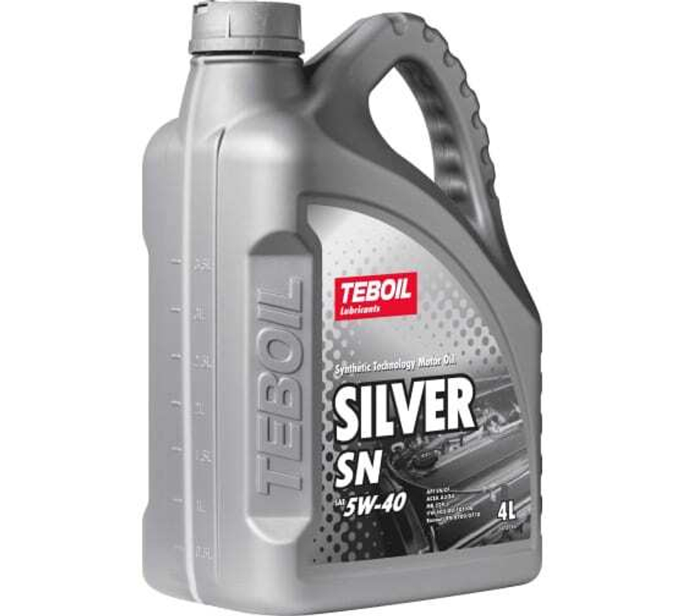 Масло TEBOIL Silver SN 5W40 SN/CF A3/B4 (4л) синтетика