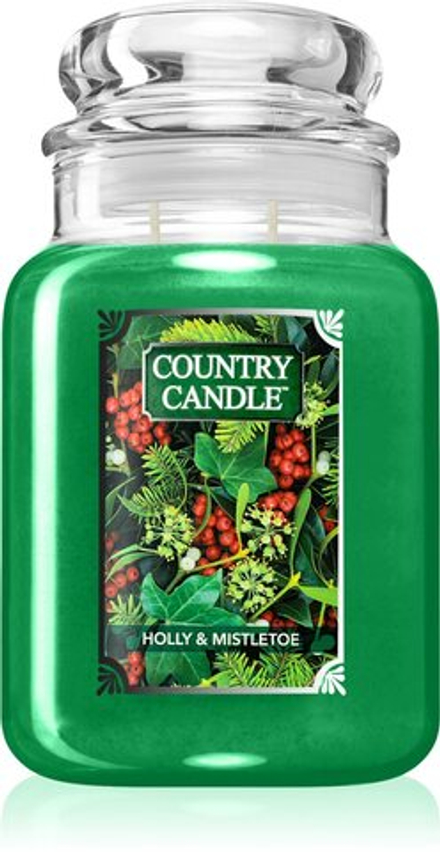 Country Candle Holly & Mistletoe - ароматическая свеча /   680  g  / GTIN 846853075839