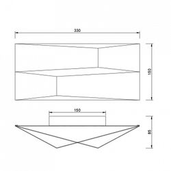 Накладной светильник Mantra Fuji 8159