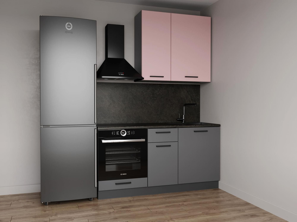 Кухонный гарнитур Роза 1600 (верх 950 мм) столешница 26 мм