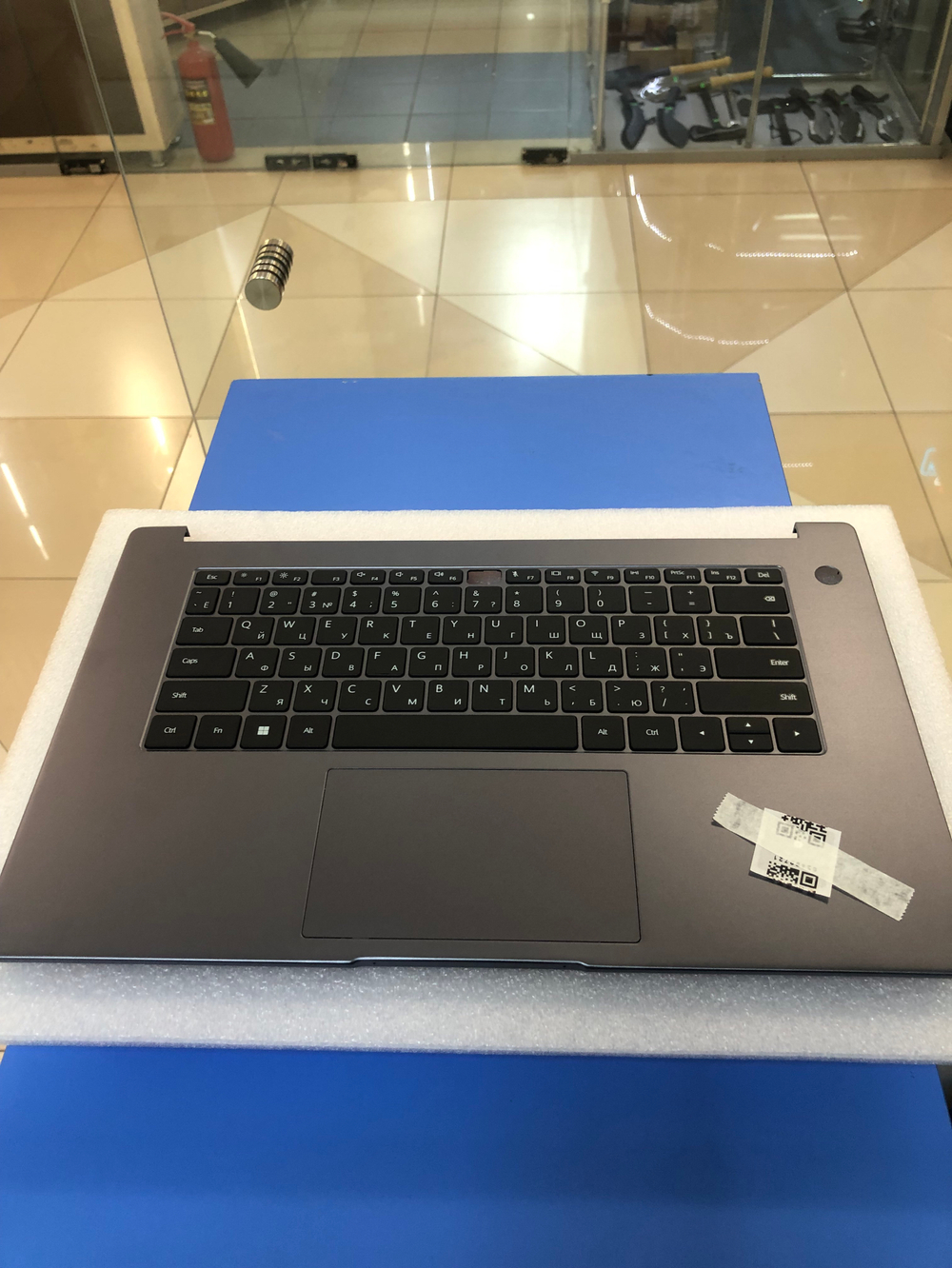 Топкейс в сборе с клавиатурой и тачпадом для Huawei MateBook D15/Honor MagikBook 15 (BohrM-WDQ9B) Оригинал