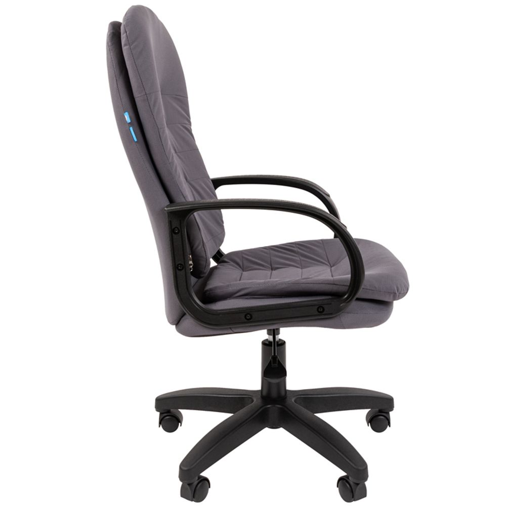 Кресло руководителя Helmi HL-E66 "Lines" LTP, ткань серая, пиастра