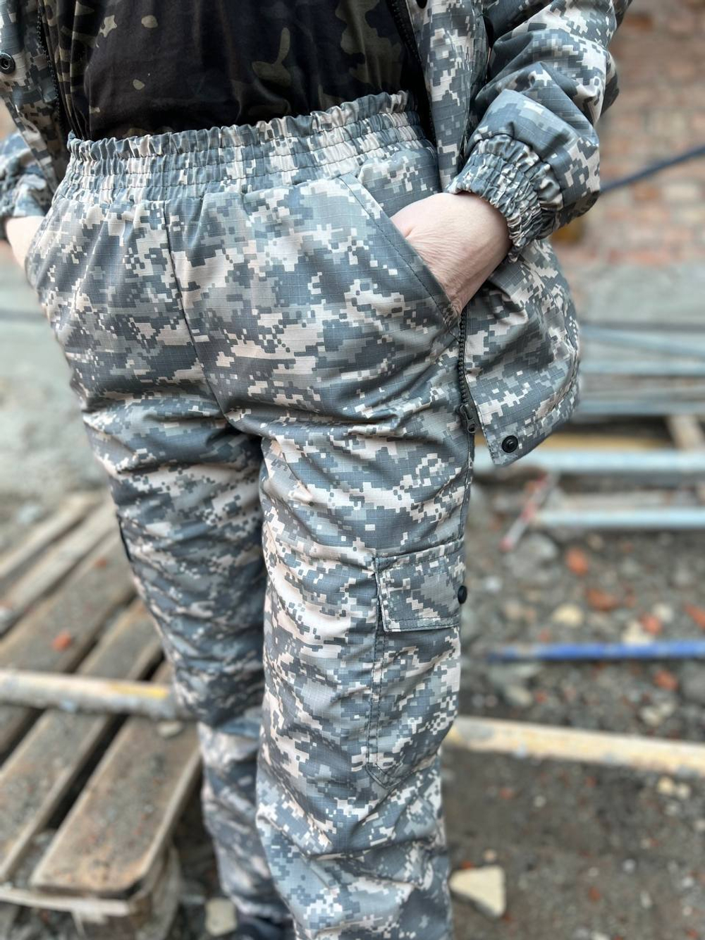 Женская горка Валькирия флис / осень-зима / серая цифра