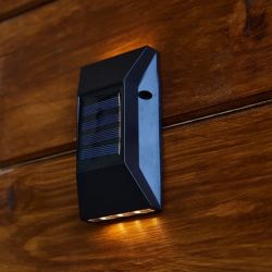 USL-F-154-PT120 NEWYORK Cветильник настенный на солнечной батарее. 6 светодиодов. Белый свет. 1xАА Ni-Mh аккумулятор в-к. IP44. TM Uniel