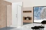Душевой уголок Extra VSR-1E101110CL, 1000/1100*1000, хром, стекло прозрачное, , шт