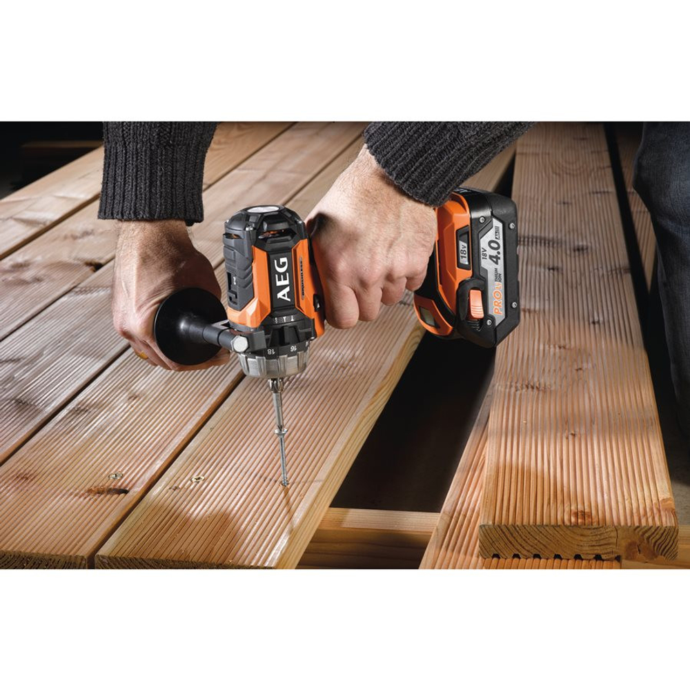 Дрель-шуруповерт аккумуляторная AEG BSB18CBLLI-502C 4935459396