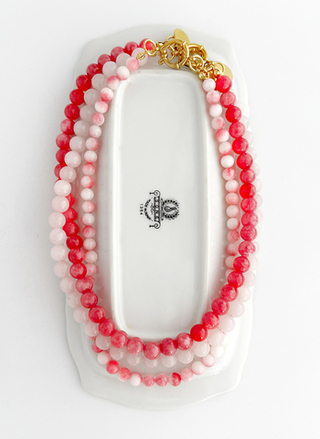 Колье из бусин камня Feelings