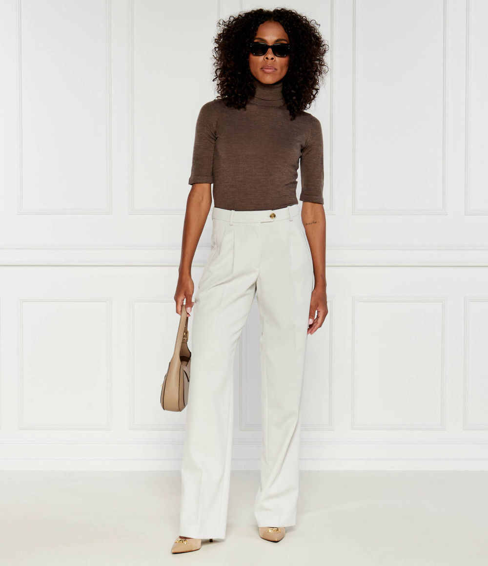 Хлопковый свитер Max Mara Leisure - коричневый(263660986)