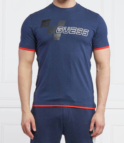 футболка benjamin GUESS ACTIVE - темно-синий(Z2RI03 J1311)