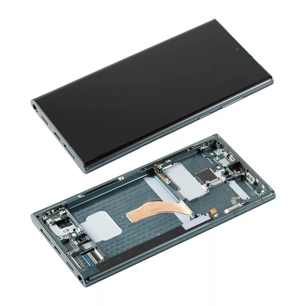Samsung Galaxy S22 Ultra (SM-S908B) / 
(Дисплейный модуль с тачскрином) (в рамке) (ORIG-SP)