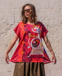 Футболка "Химера", по мотивам живописи Виктора Браунера