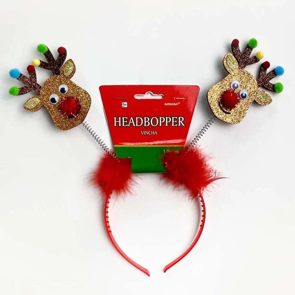 Ободок-антенки Олень рождественский