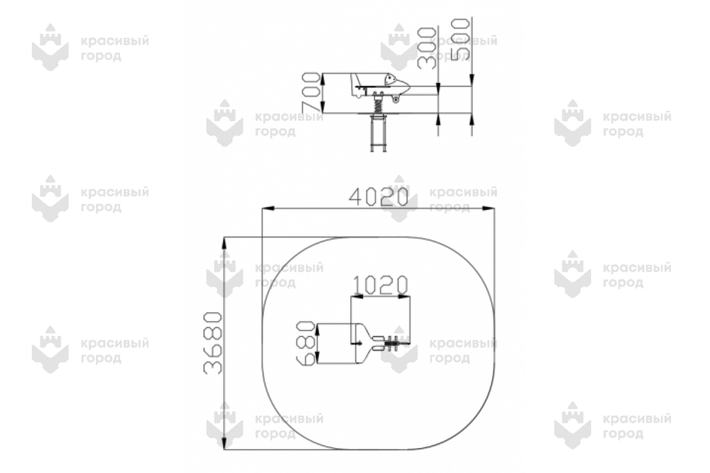 Качалка Самолет