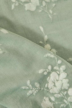 ZARA HOME ЦВЕТОЧНАЯ СКАТЕРТЬ, ЗЕЛЕНЫЙ/СИНИЙ