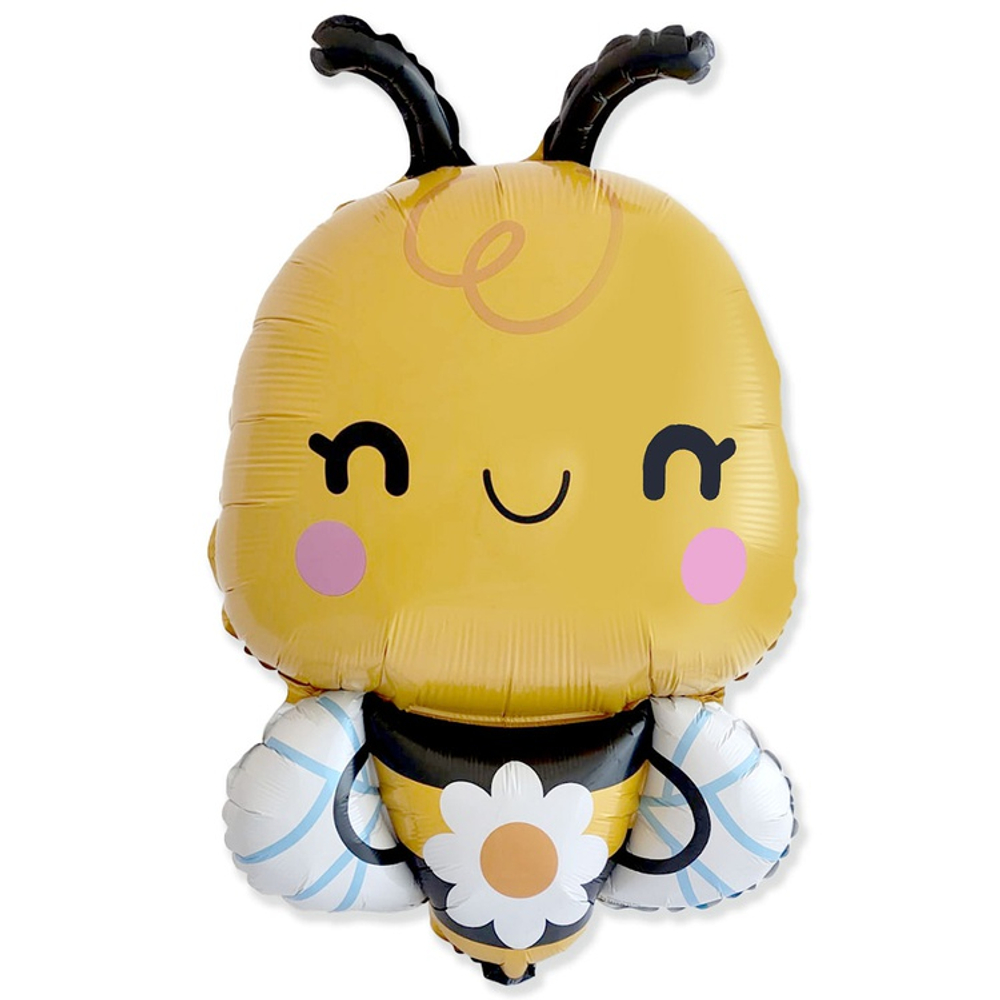 Шар Фольгированный Милая пчелка (Желтый)