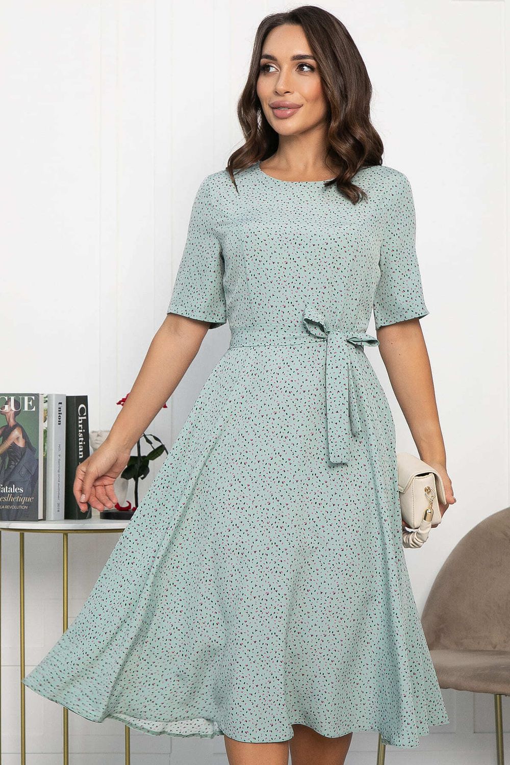 Платье Стиляги (светло-зеленое) П13999-16М LT Collection