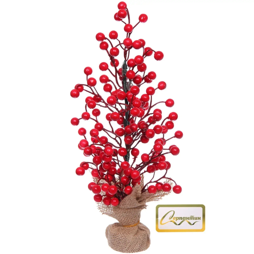 Декоративное украшение «Ягодный вальс» 45 см, Красный