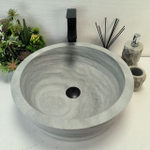 Раковина из андезита Drum Blue Kecil DA-62936 45*45*15 10