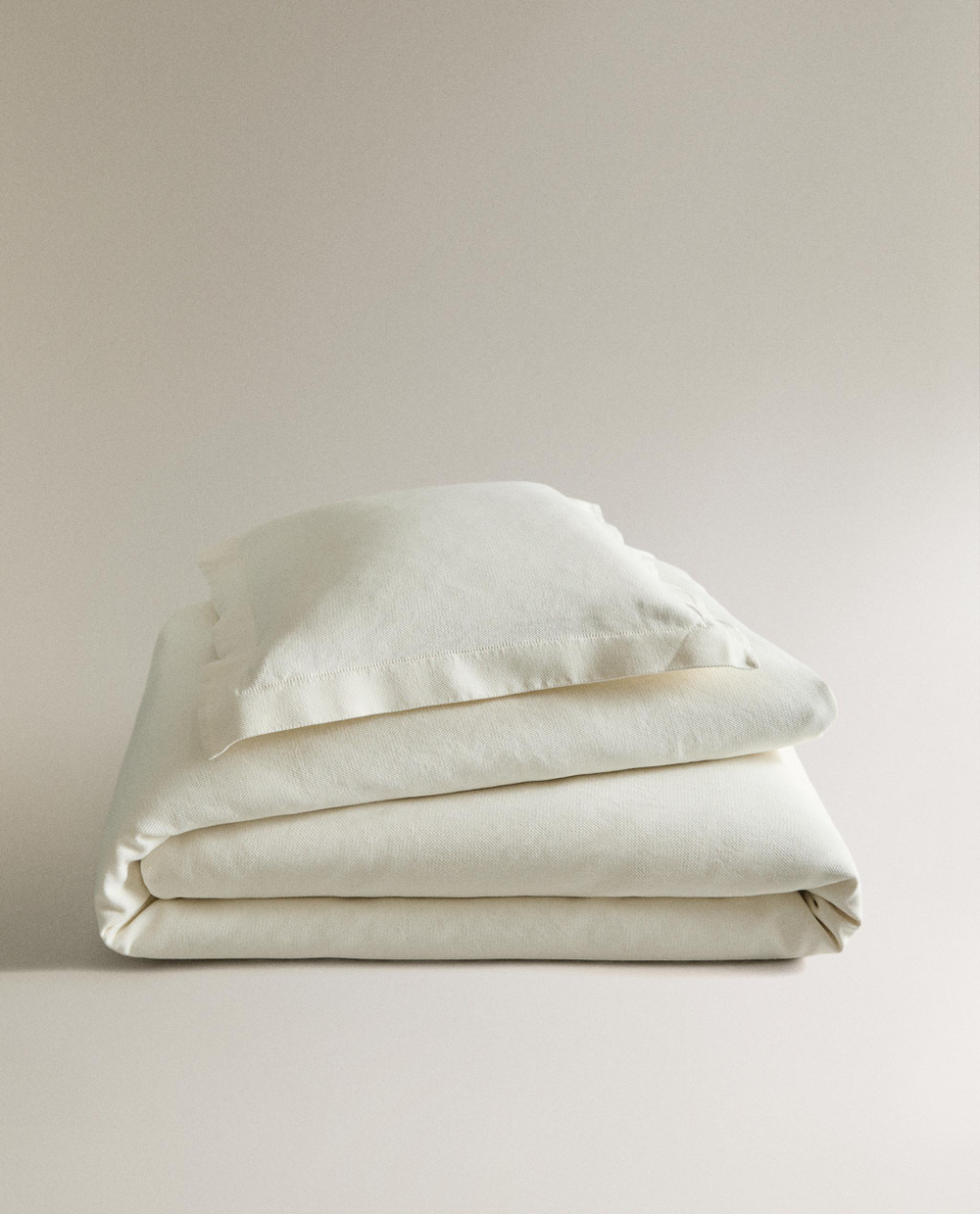 Zara Home покрывало из хлопка, молочный