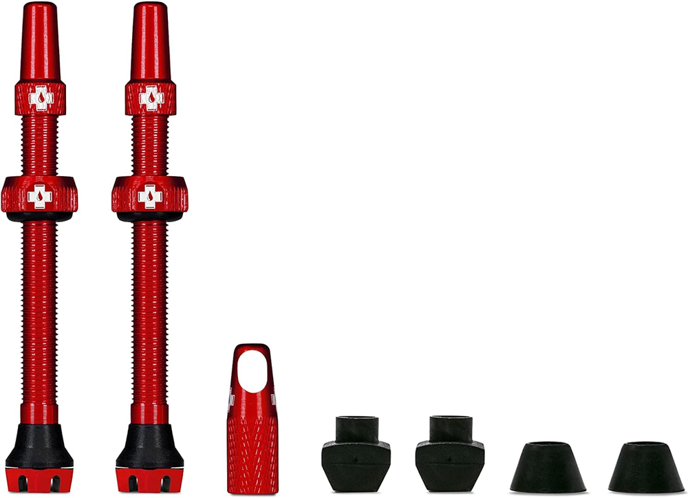 Ниппель бескамерный MUC-OFF Tubeless Valves V2 red