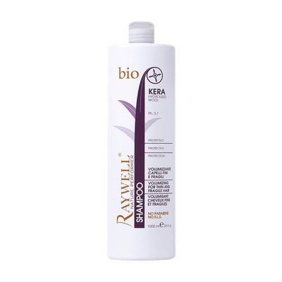 RAYWELL BIO KERA SHAMPOO - Шампунь лечебный для придания объема тонким волосам - 1000 мл.