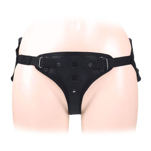 Пояс‑трусики для страпона Notabu NTB-80713, с насадкой, черные