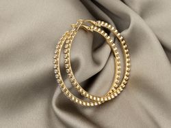 Серьги кольца 5,5см