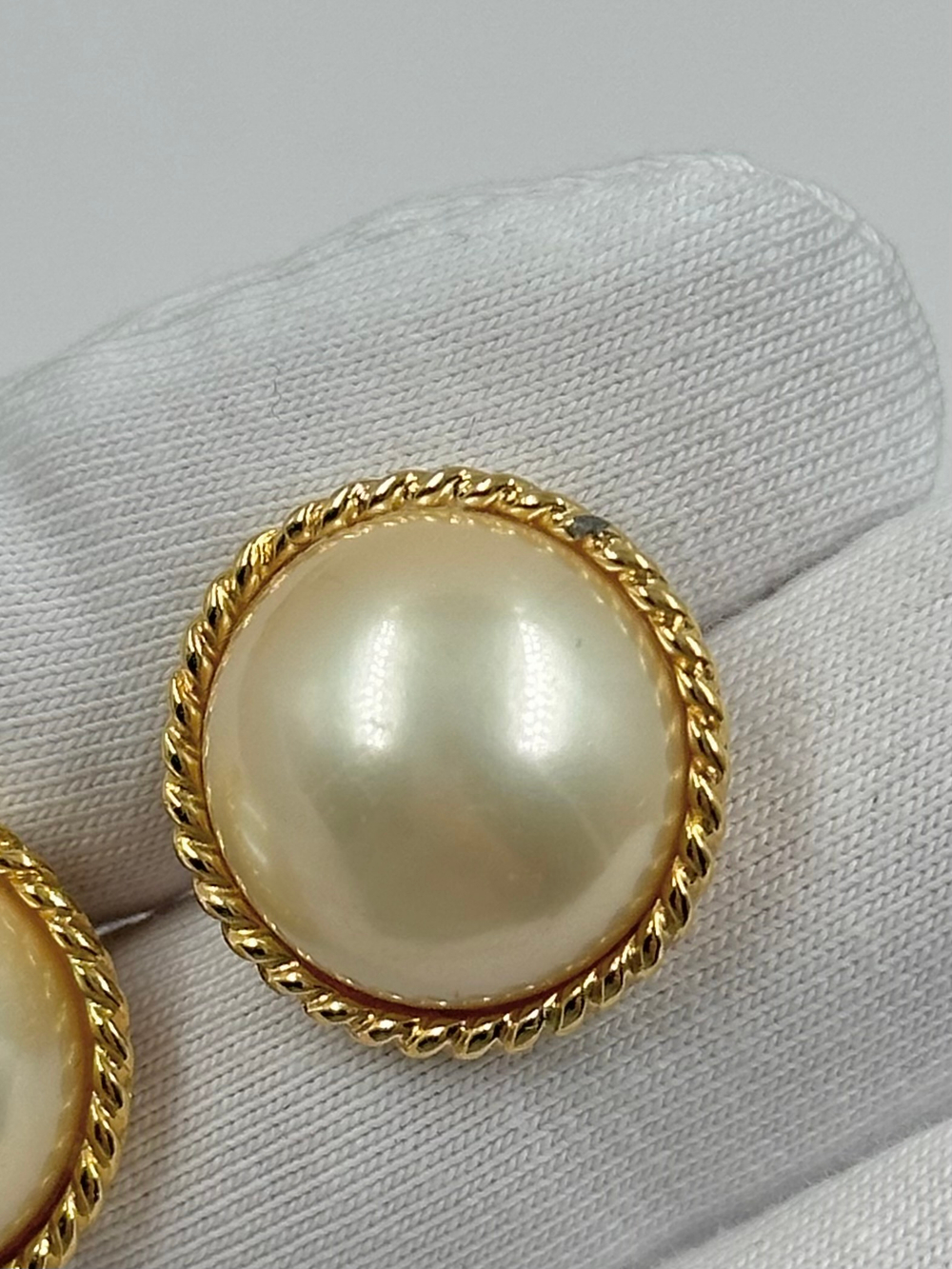 Серьги с «жемчугом»