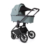 Коляска детская Peppy Monaco 2 в 1 Mint (мятный), рама черная