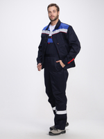 Костюм Флофт-2 СОП У. (тк.Смесовая,210) п/к, т.синий/васильковый/красный