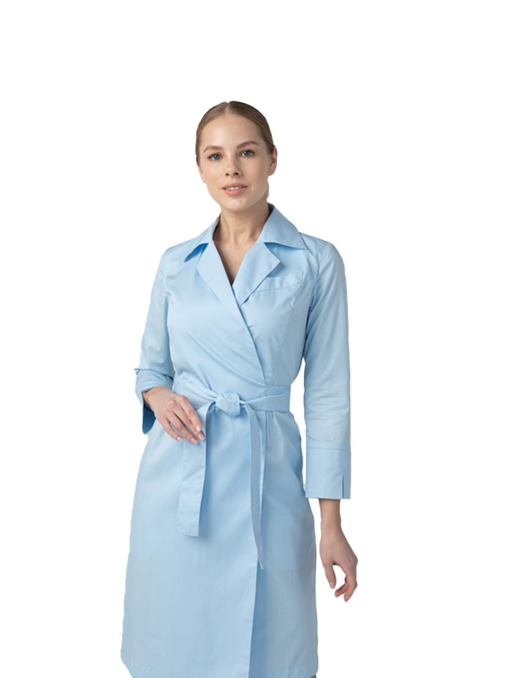 Халат медицинский женский Dr. Nice DRN290, белый, 52