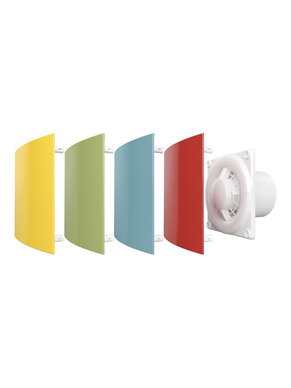 Вентилятор накладной QUADRO D100 обр.клапан ET ERA