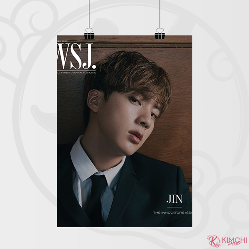 Постер А4 - BTS - WSJ. Magazine