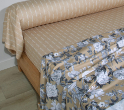 Постельное белье 2 спальное евро Blanc des Vosges Imperial Chanvre бежевое