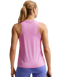 Женский топ теннисный Nike One Classic Dri-Fit Tank - light magenta/white