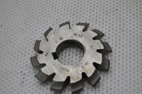 Фреза модульная М3,5 №1 (Р6М5) z=12