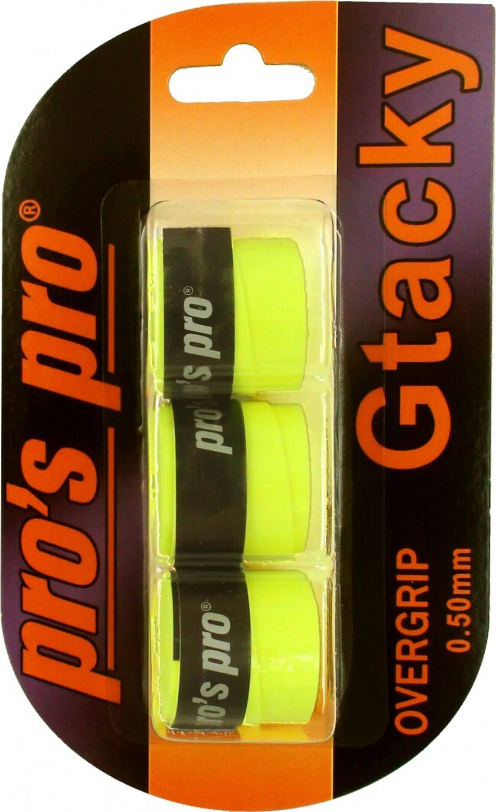 Намотки теннисные Pro's Pro G Tacky 3P - lime