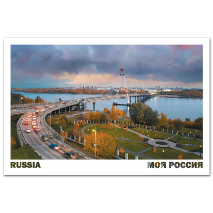 Октябрьский мост через реку Шексну в Череповце, Вологодская область